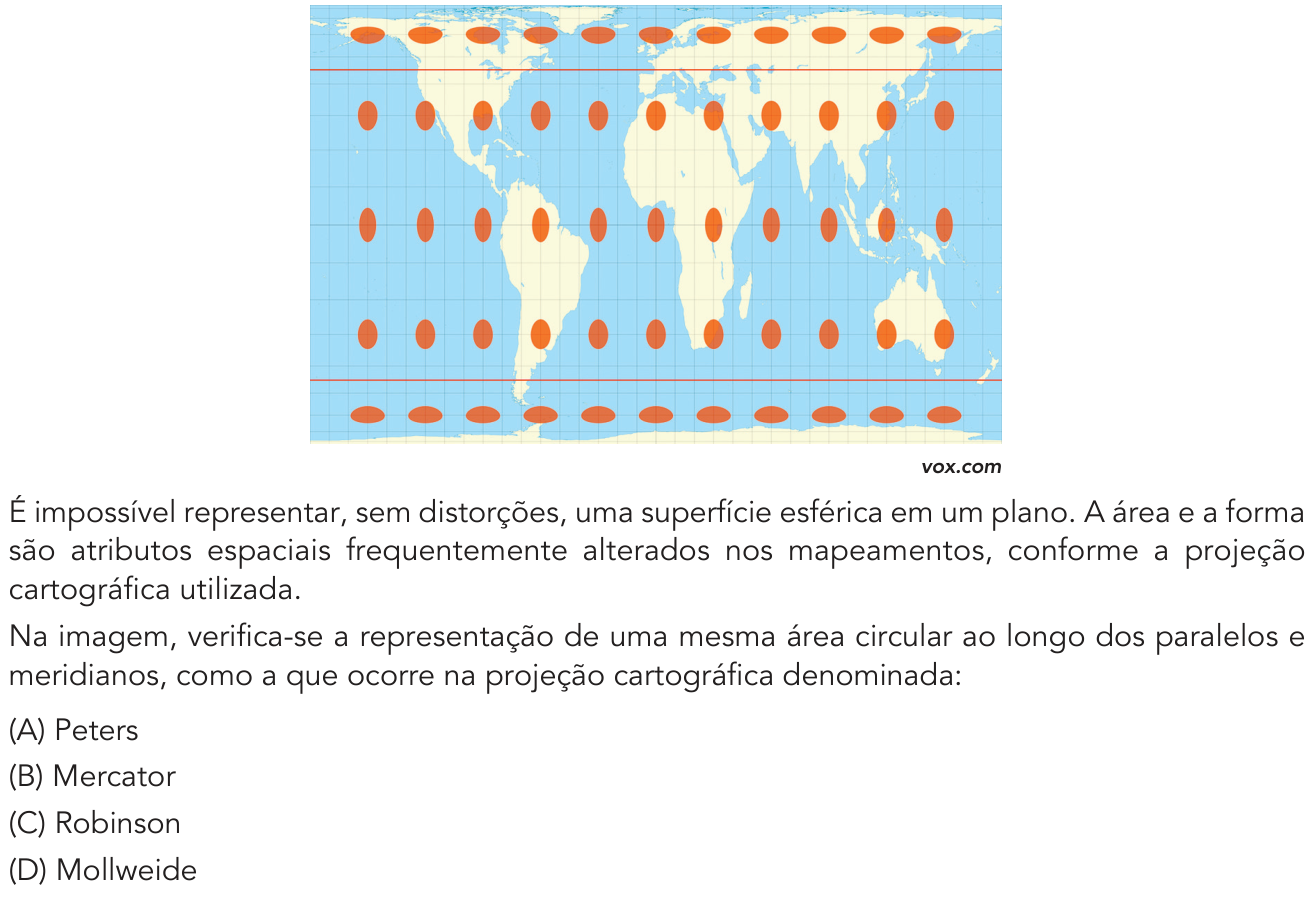 Questão 56 no caderno 2º Exame de Qualificação da UERJ 2019