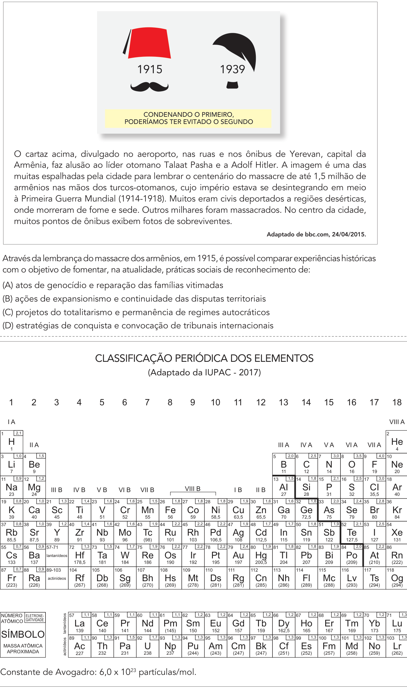 Questão 60 no caderno 2º Exame de Qualificação da UERJ 2019