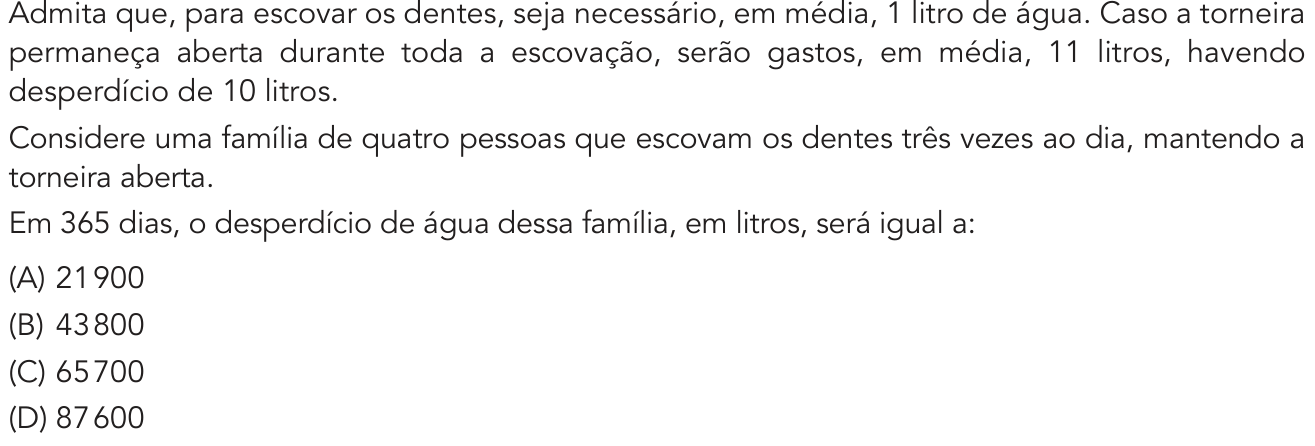 Questão 5 no caderno 1º Exame de Qualificação da UERJ 2020