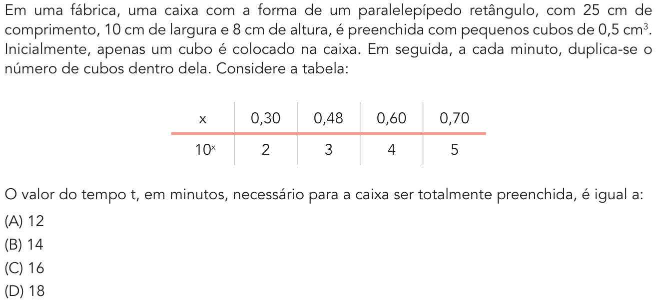 Questão 33 no caderno 1º Exame de Qualificação da UERJ 2020