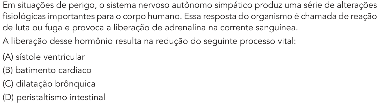 Questão 43 no caderno 1º Exame de Qualificação da UERJ 2020