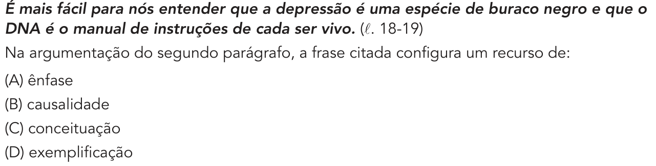Questão 6 no caderno 2º Exame de Qualificação da UERJ 2020