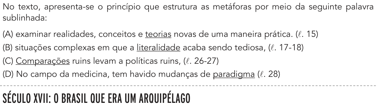 Questão 8 no caderno 2º Exame de Qualificação da UERJ 2020