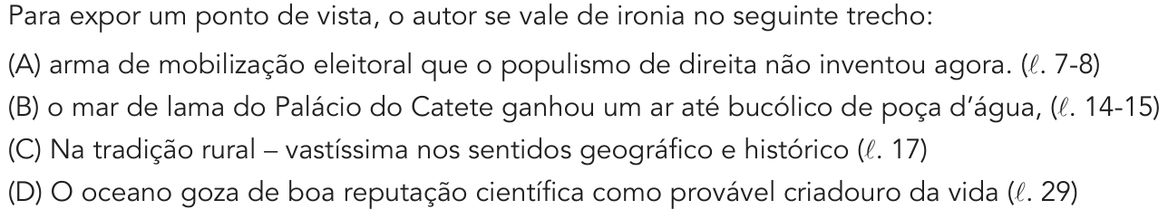 Questão 12 no caderno 2º Exame de Qualificação da UERJ 2020
