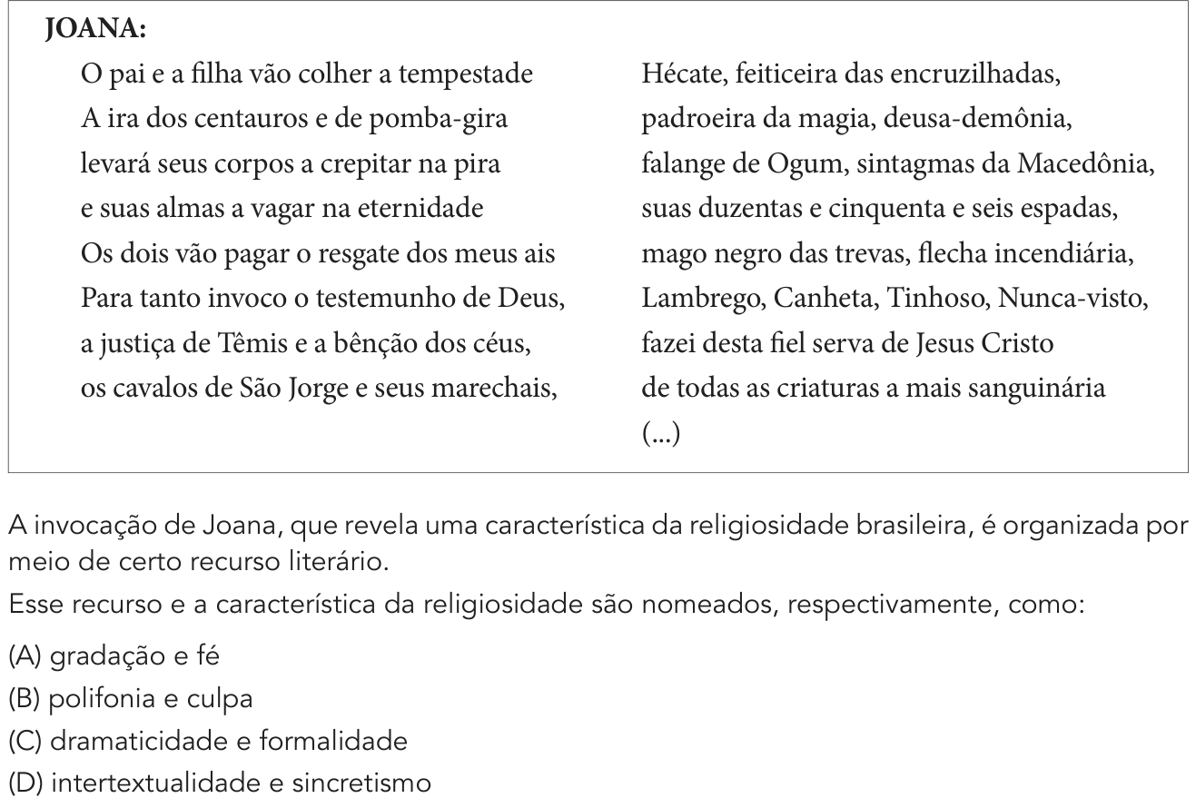 Questão 17 no caderno 2º Exame de Qualificação da UERJ 2020