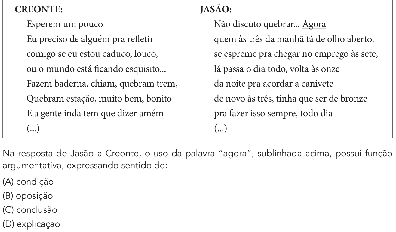 Questão 18 no caderno 2º Exame de Qualificação da UERJ 2020