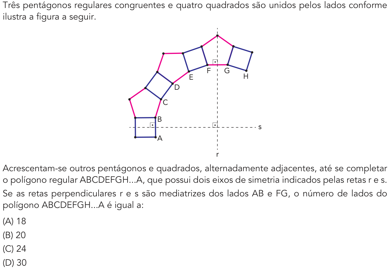 Questão 31 no caderno 2º Exame de Qualificação da UERJ 2020