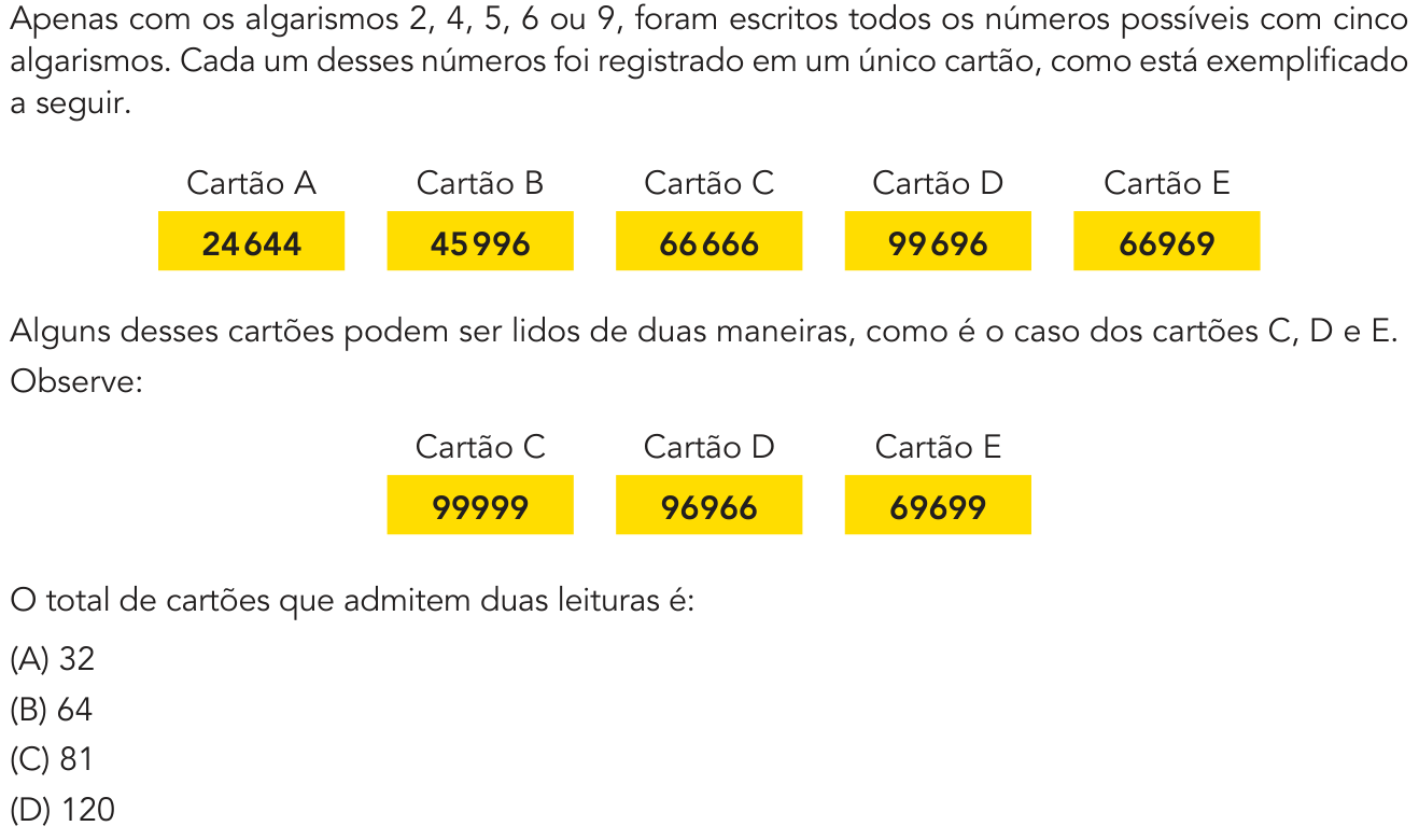 Questão 32 no caderno 2º Exame de Qualificação da UERJ 2020