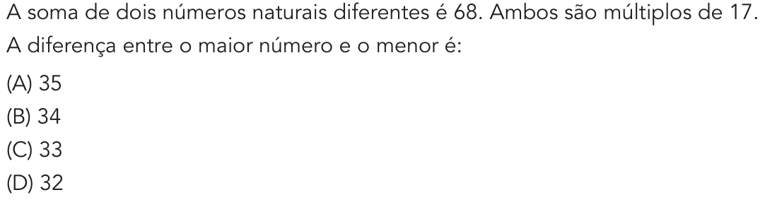 Questão 33 no caderno 2º Exame de Qualificação da UERJ 2020