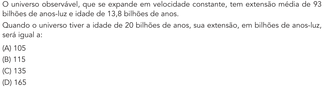 Questão 40 no caderno 2º Exame de Qualificação da UERJ 2020