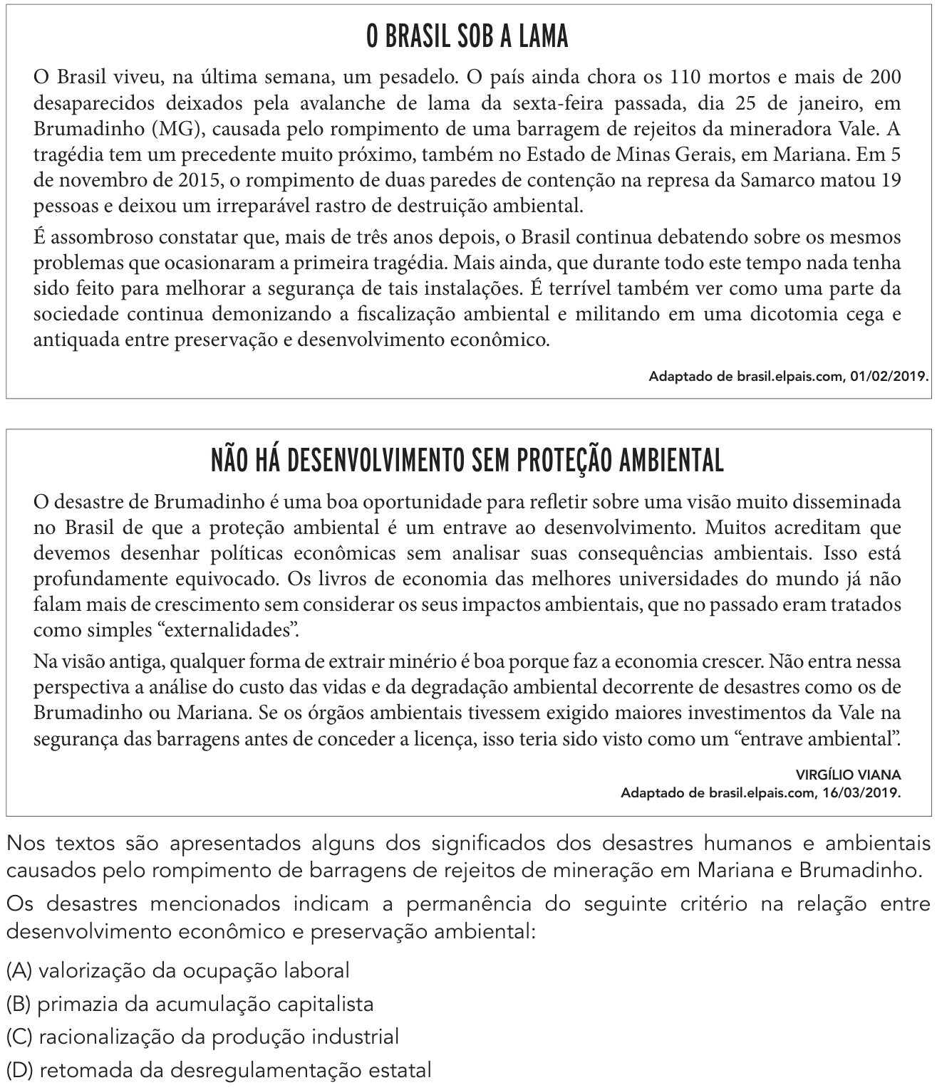 Questão 48 no caderno 2º Exame de Qualificação da UERJ 2020