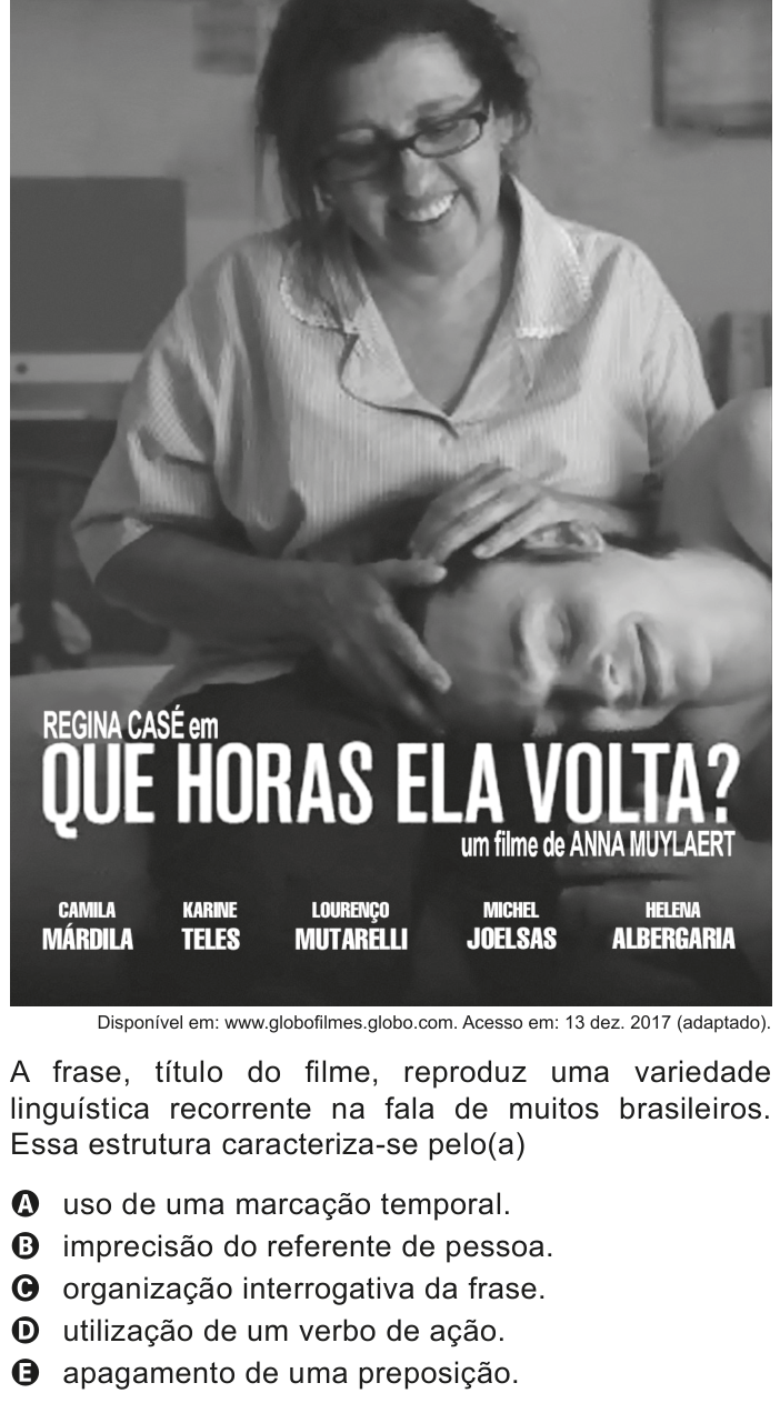 Questão 7 no caderno Azul do ENEM 2020