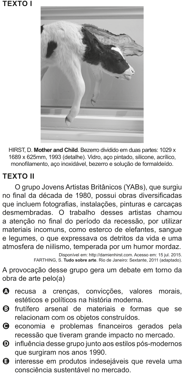 Questão 14 no caderno Azul do ENEM 2020