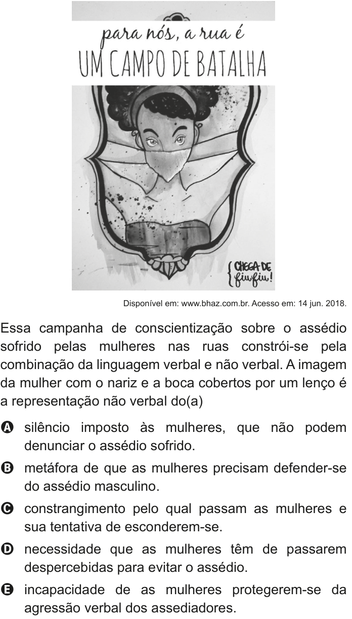 Questão 30 no caderno Azul do ENEM 2020