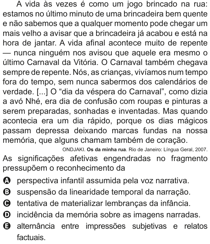Questão 34 no caderno Azul do ENEM 2020