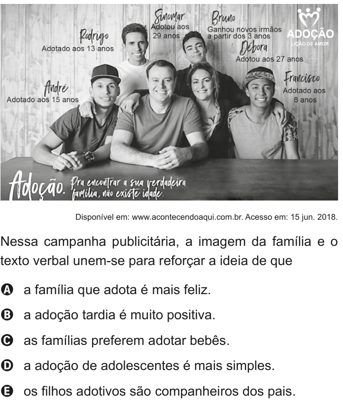 Questão 44 no caderno Azul do ENEM 2020