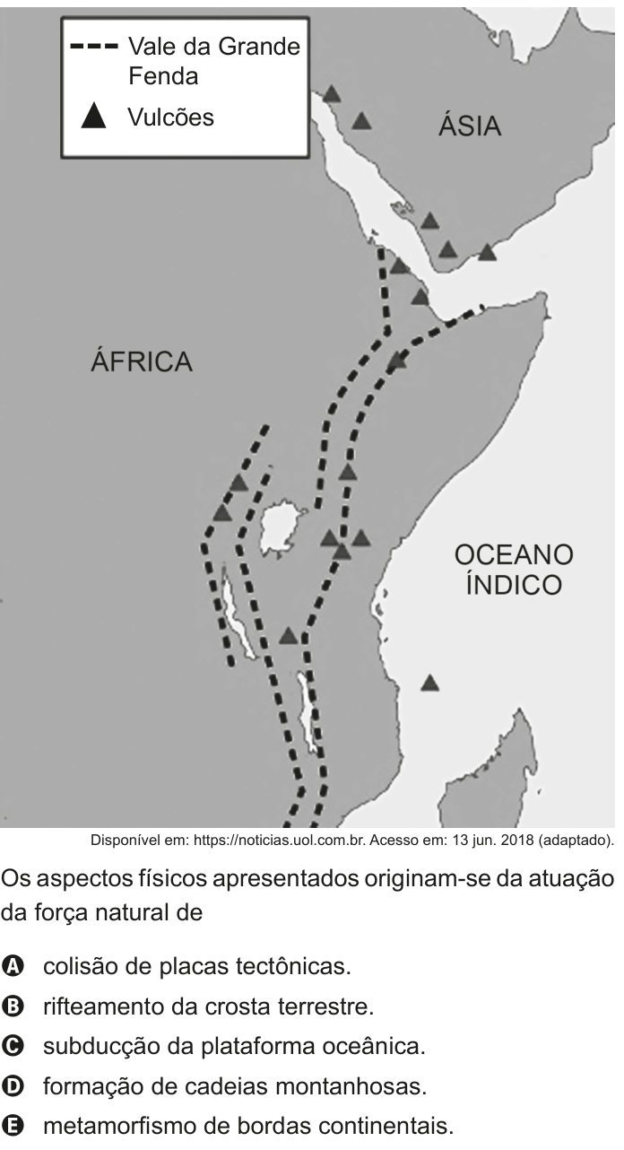 Questão 67 no caderno Azul do ENEM 2020