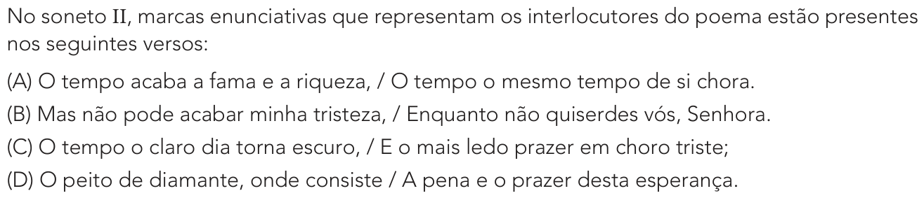 Questão 7 no caderno Exame Único da UERJ 2022