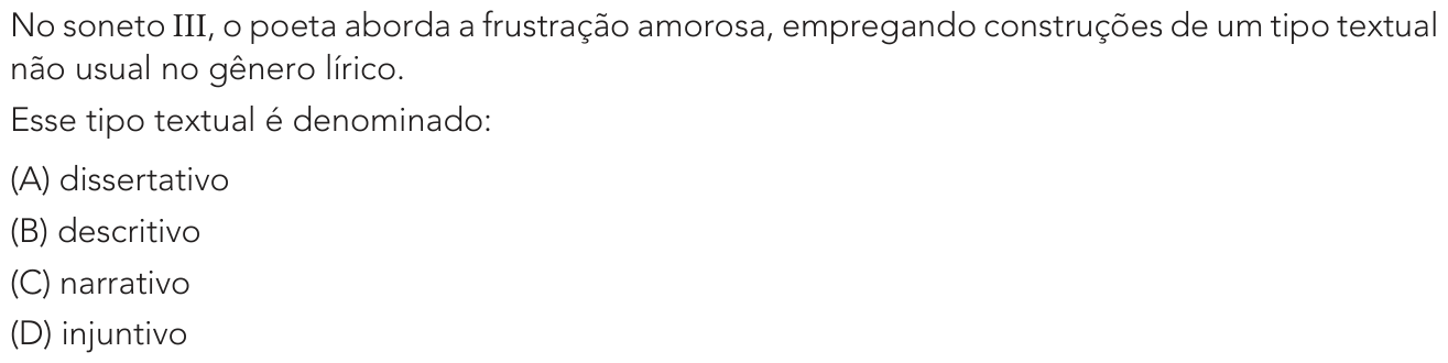 Questão 9 no caderno Exame Único da UERJ 2022