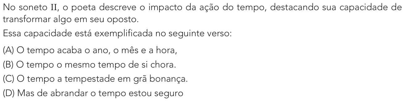 Questão 8 no caderno Exame Único da UERJ 2022