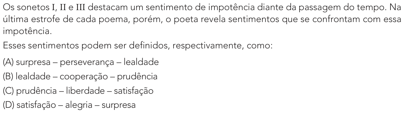Questão 11 no caderno Exame Único da UERJ 2022