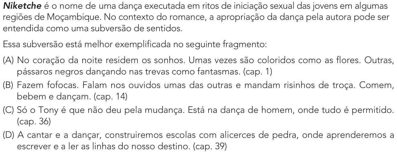 Questão 5 no caderno Exame Único da UERJ 2023