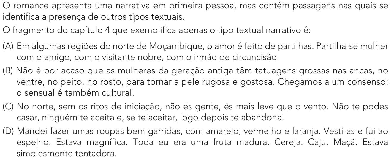 Questão 7 no caderno Exame Único da UERJ 2023