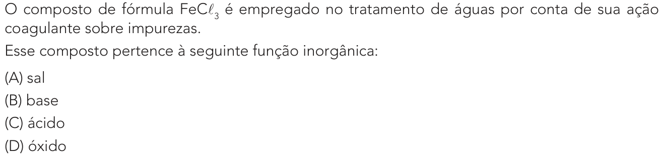 Questão 41 no caderno Exame Único da UERJ 2023
