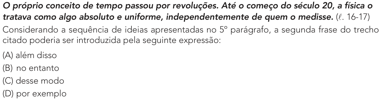 Questão 3 no caderno 1º Exame de Qualificação da UERJ 2024
