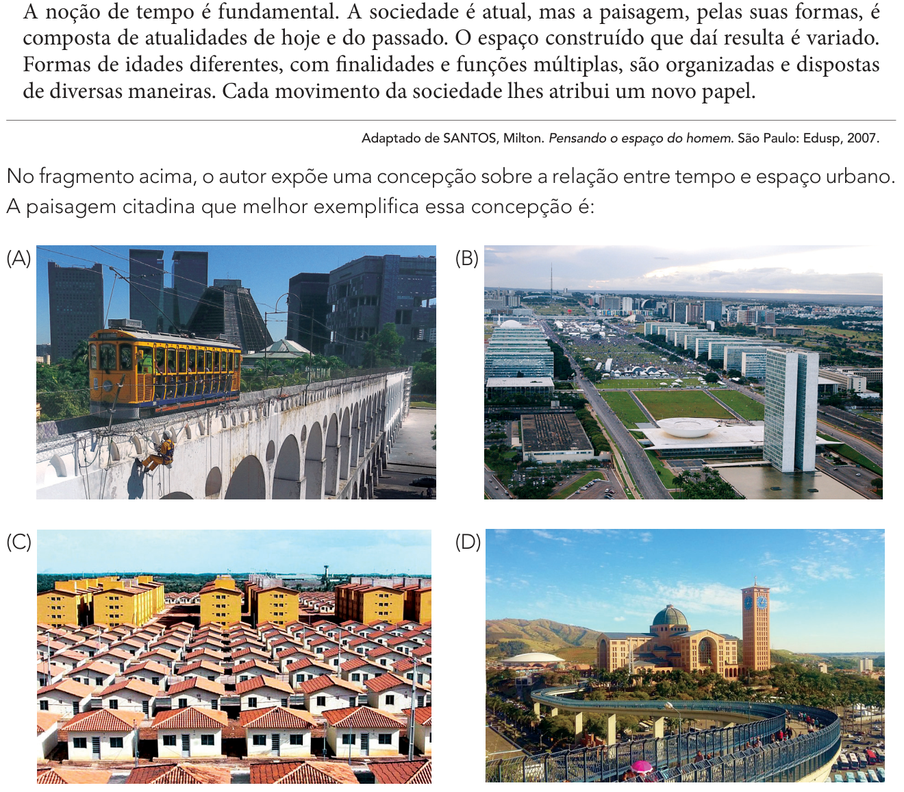 Questão 4 no caderno 1º Exame de Qualificação da UERJ 2024