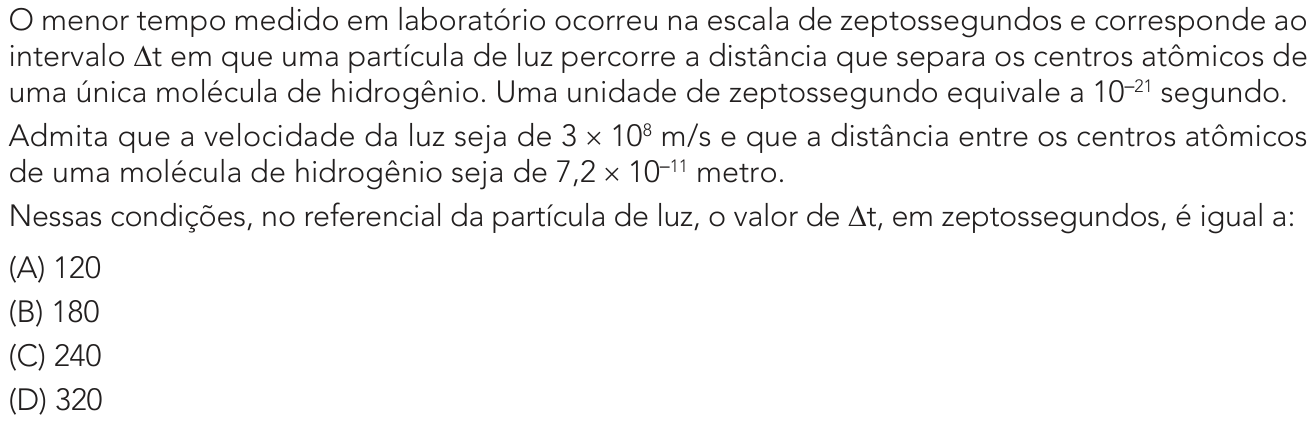 Questão 5 no caderno 1º Exame de Qualificação da UERJ 2024
