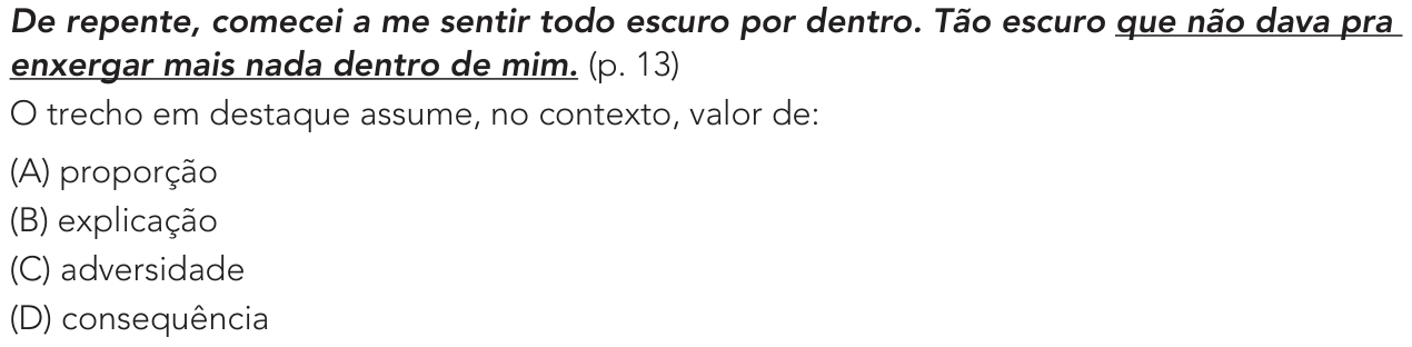 Questão 13 no caderno 1º Exame de Qualificação da UERJ 2024