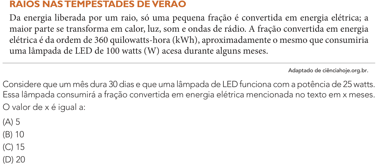 Questão 37 no caderno 1º Exame de Qualificação da UERJ 2024