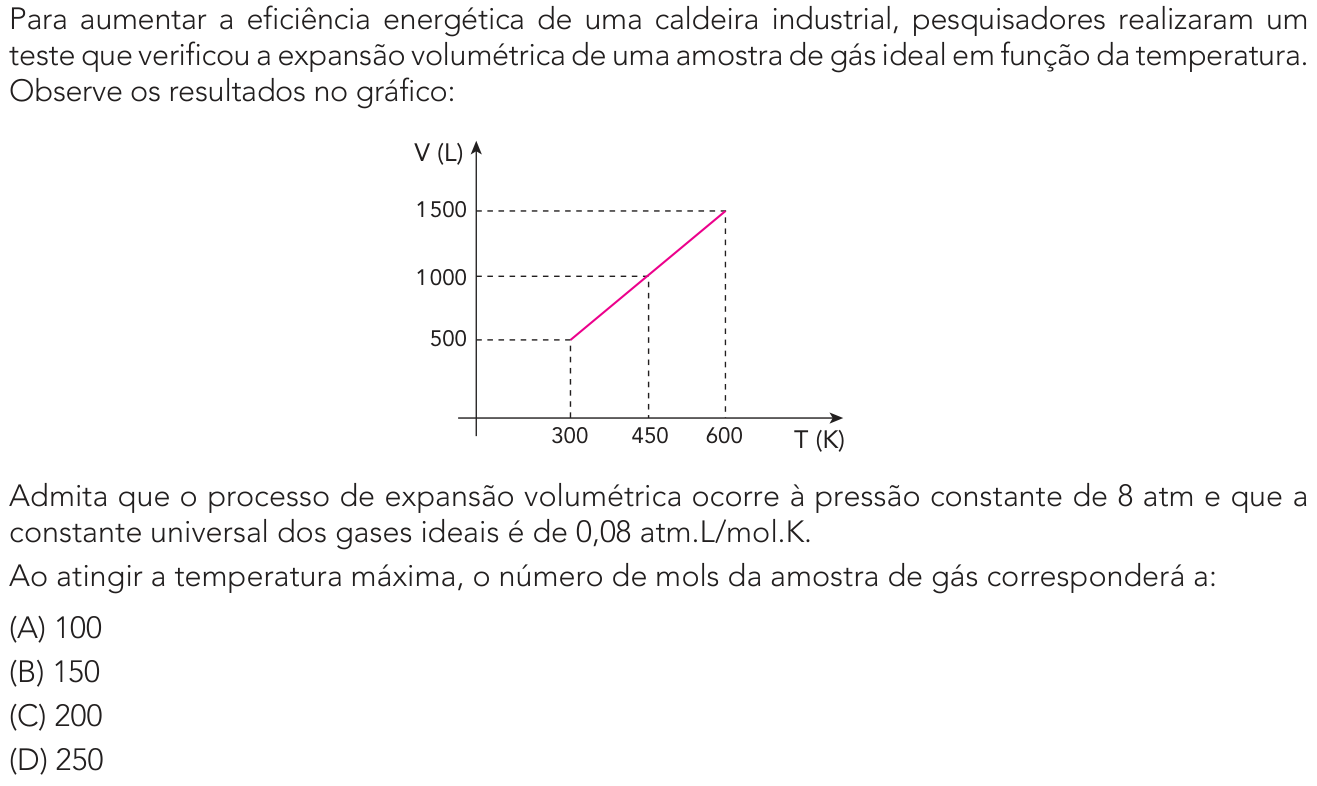 Questão 43 no caderno 1º Exame de Qualificação da UERJ 2024