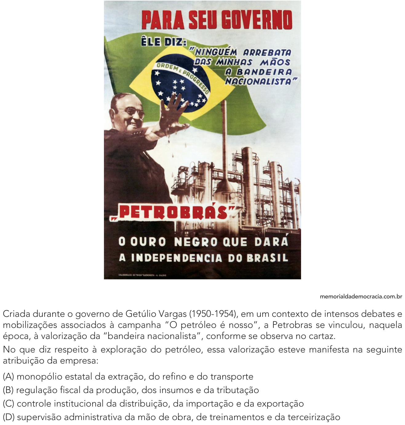 Questão 51 no caderno 1º Exame de Qualificação da UERJ 2024
