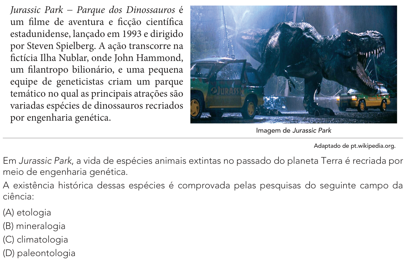 Questão 1 no caderno 2º Exame de Qualificação da UERJ 2024