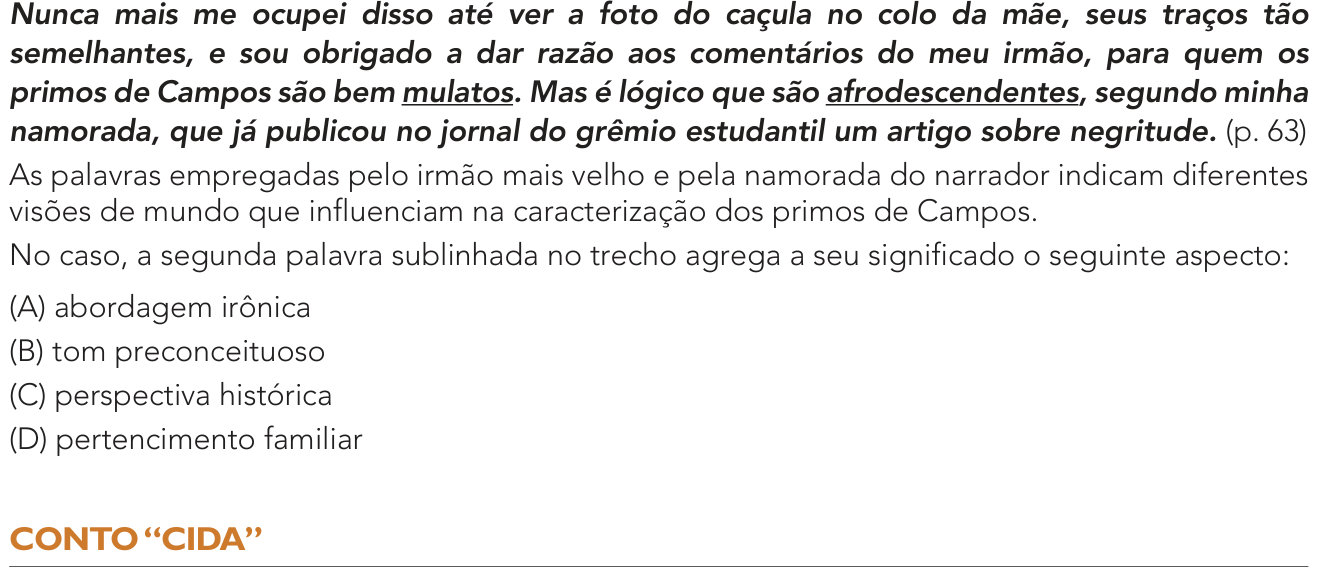 Questão 15 no caderno 2º Exame de Qualificação da UERJ 2024