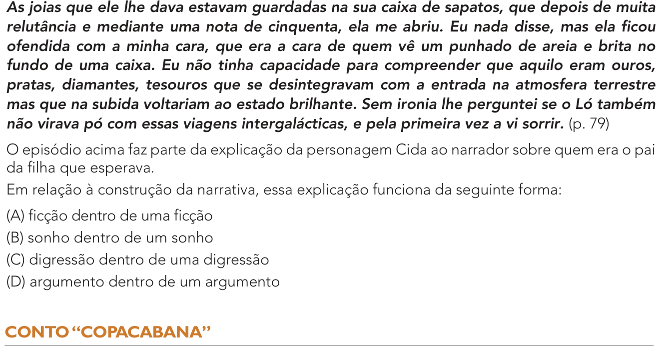 Questão 16 no caderno 2º Exame de Qualificação da UERJ 2024