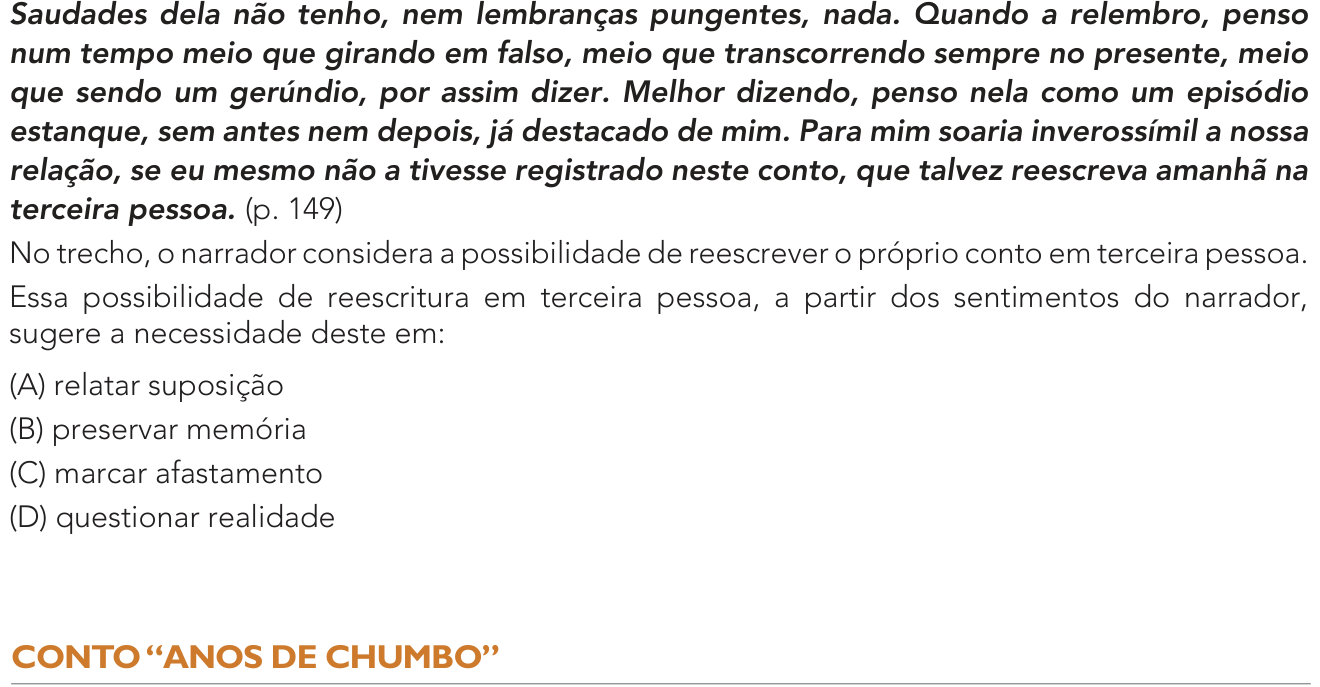 Questão 19 no caderno 2º Exame de Qualificação da UERJ 2024