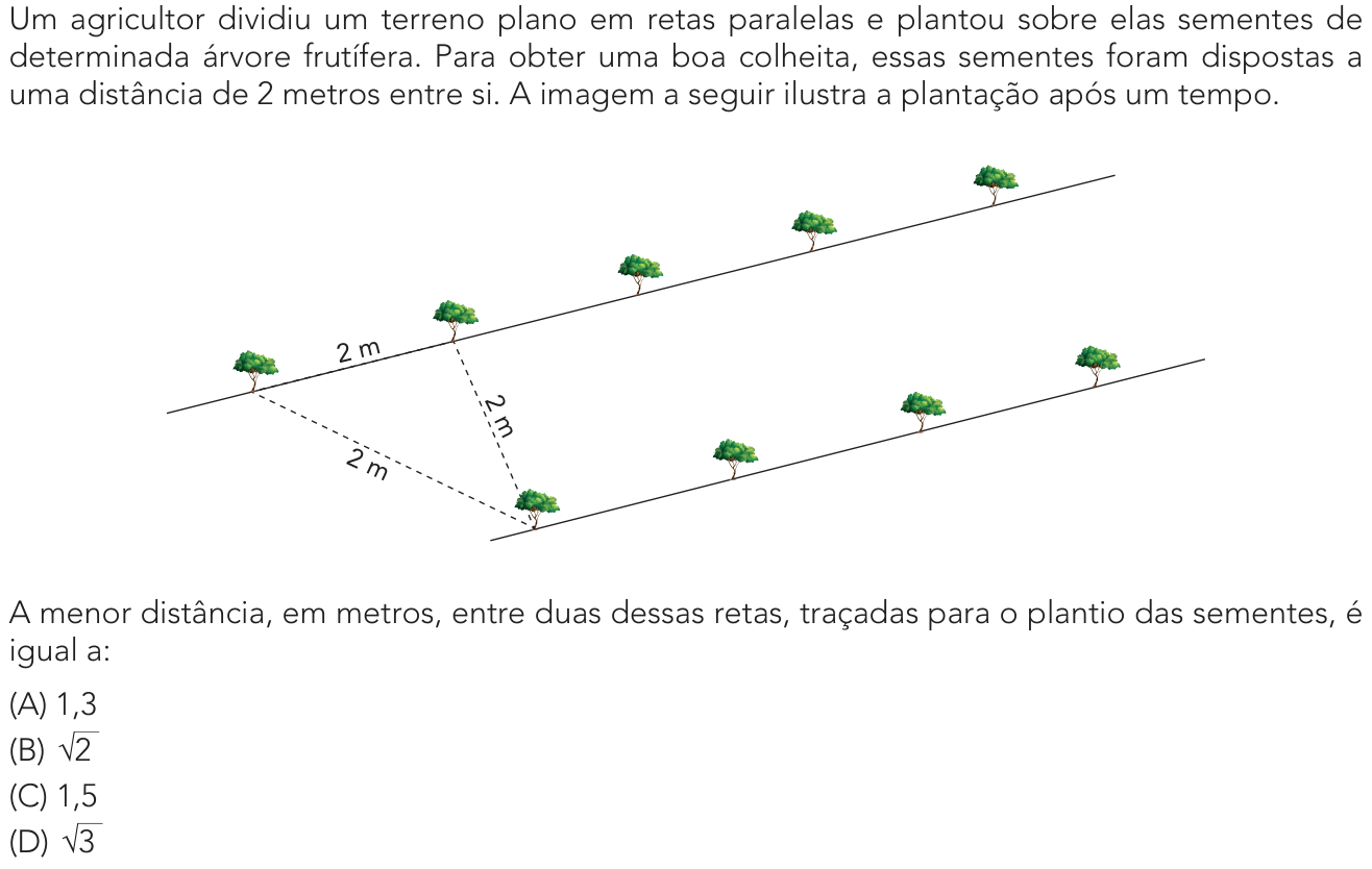 Questão 32 no caderno 2º Exame de Qualificação da UERJ 2024