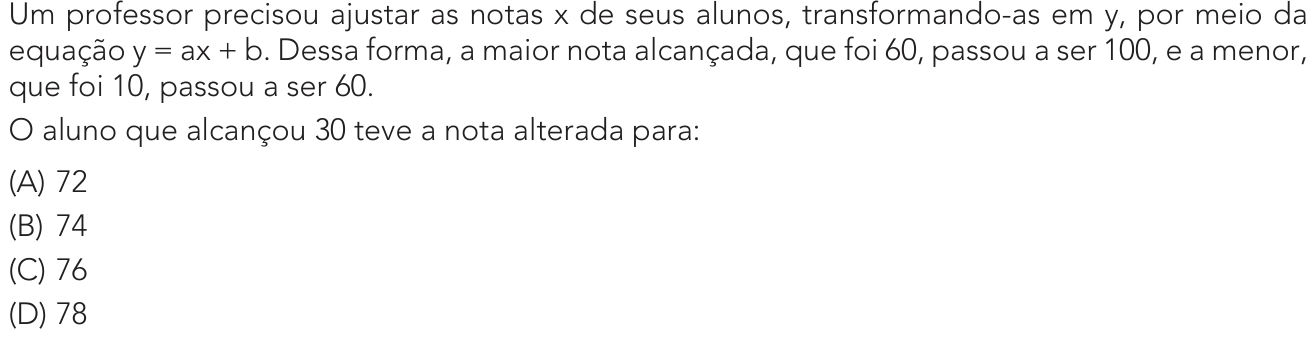 Questão 34 no caderno 2º Exame de Qualificação da UERJ 2024