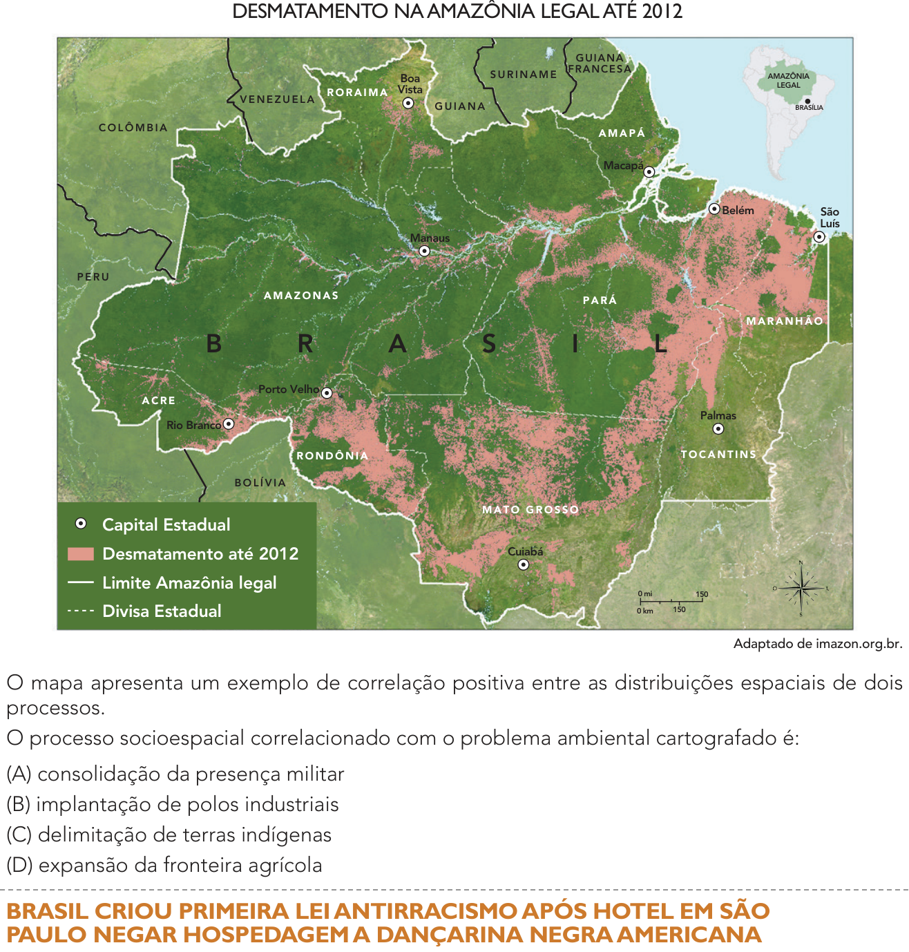 Questão 48 no caderno 2º Exame de Qualificação da UERJ 2024