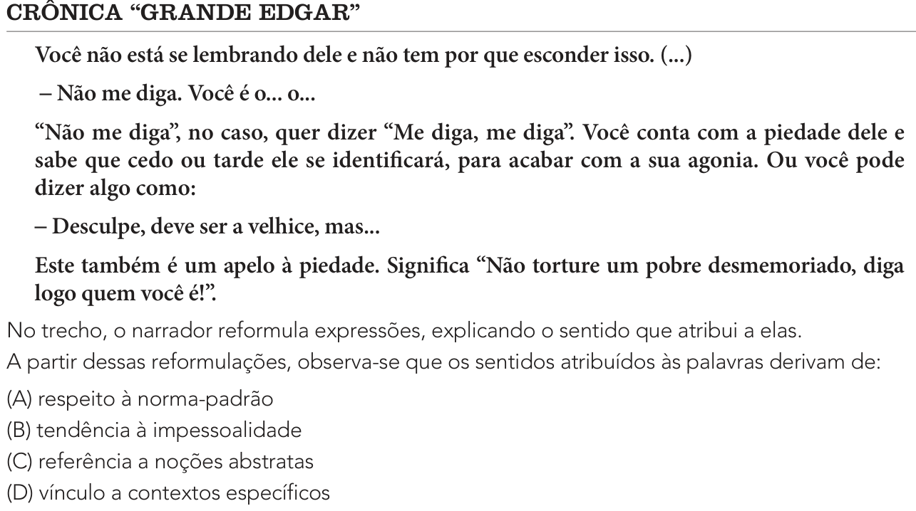 Questão 10 no caderno 1º Exame de Qualificação da UERJ 2025