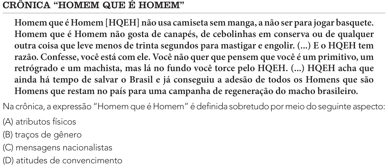 Questão 18 no caderno 1º Exame de Qualificação da UERJ 2025