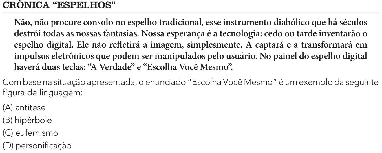 Questão 19 no caderno 1º Exame de Qualificação da UERJ 2025