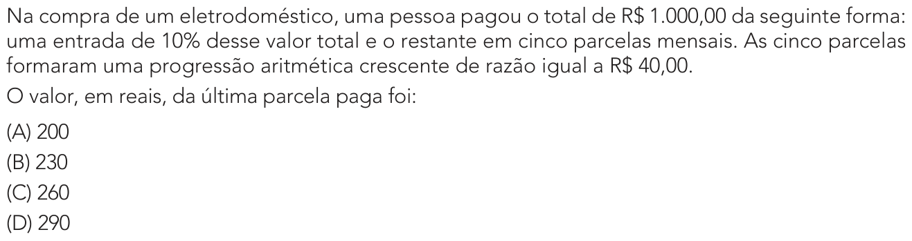 Questão 29 no caderno 1º Exame de Qualificação da UERJ 2025