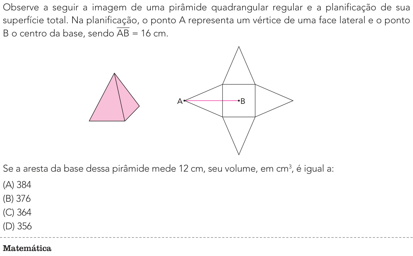 Questão 30 no caderno 1º Exame de Qualificação da UERJ 2025