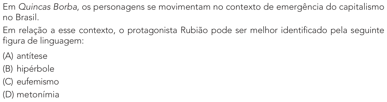 Questão 10 no caderno 2º Exame de Qualificação da UERJ 2025