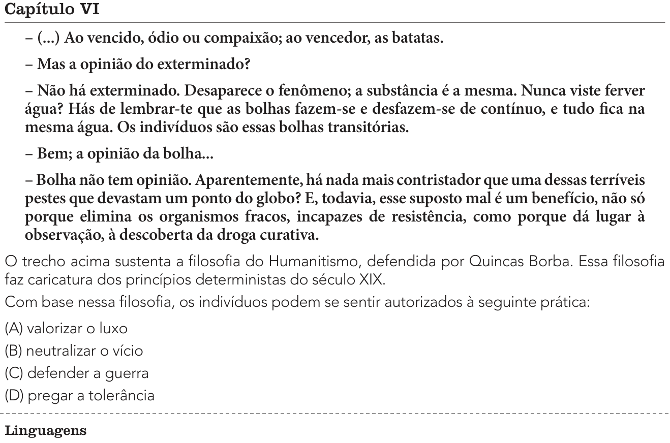 Questão 11 no caderno 2º Exame de Qualificação da UERJ 2025