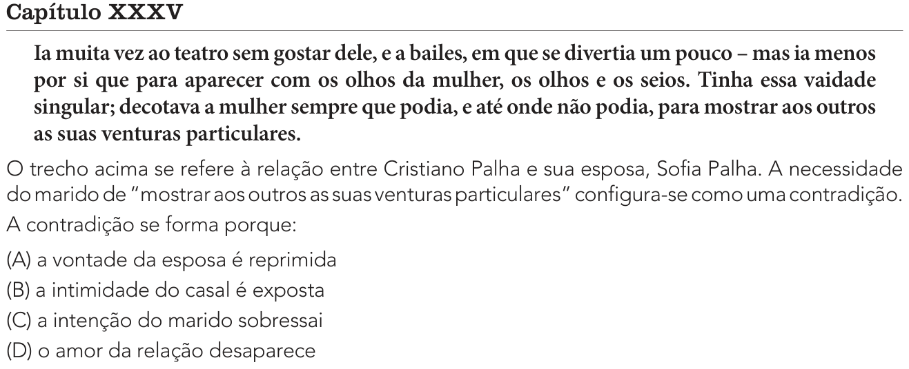 Questão 13 no caderno 2º Exame de Qualificação da UERJ 2025